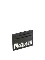 Alexander McQueen "Mcqueen Graffiti" Card Holder