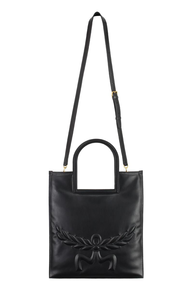 Mcm Aren Leather Tote