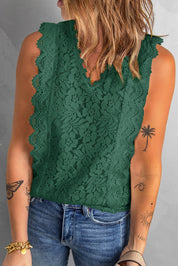 Lace V-Neck Tank