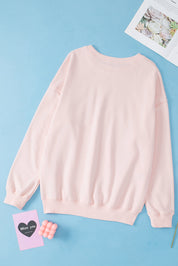 PARIS Round Neck Long Sleeve Sweatshirt