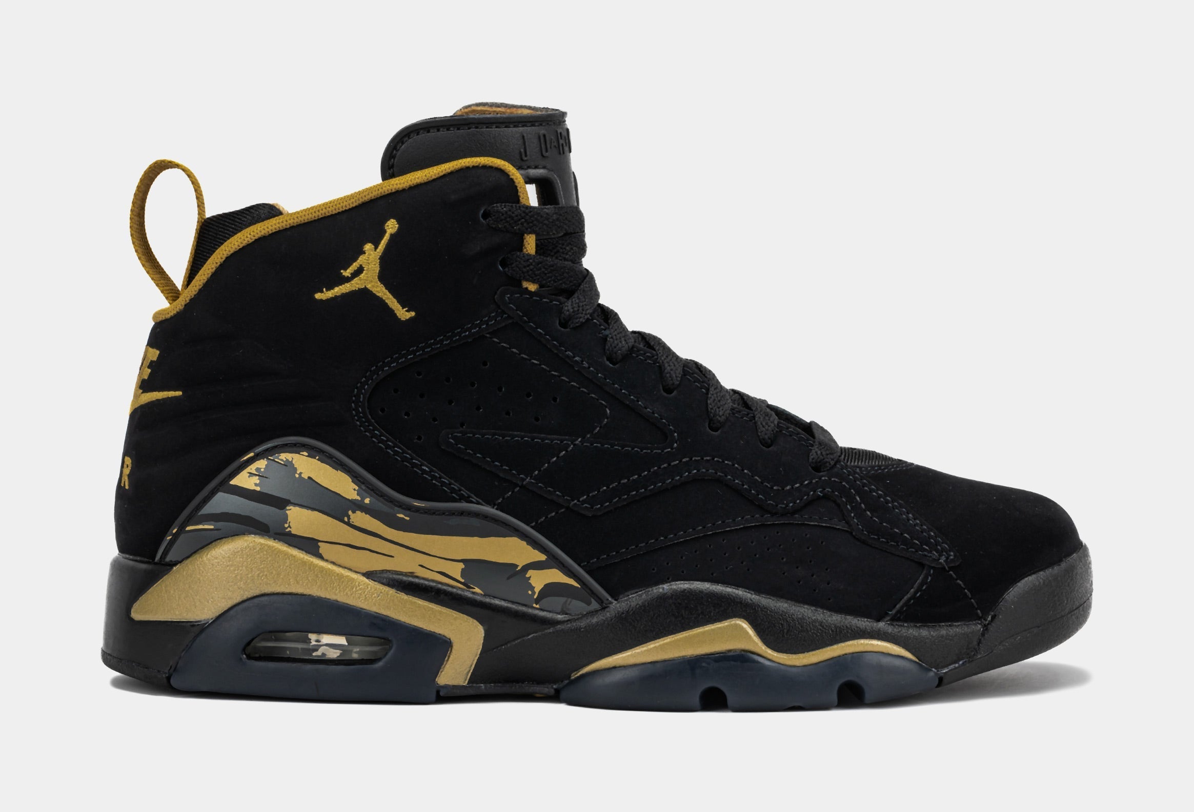 Jumpman MVP Mens Basketball Shoes (Black/Metallic Gold)