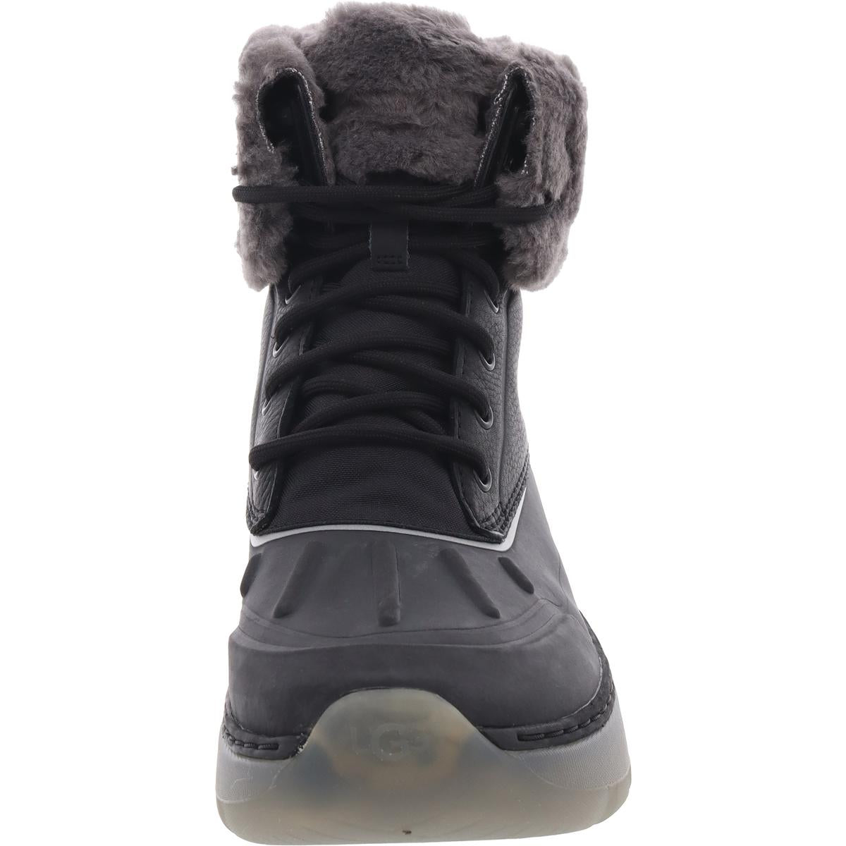 Womens Faux Fur Lined Shearling Boots