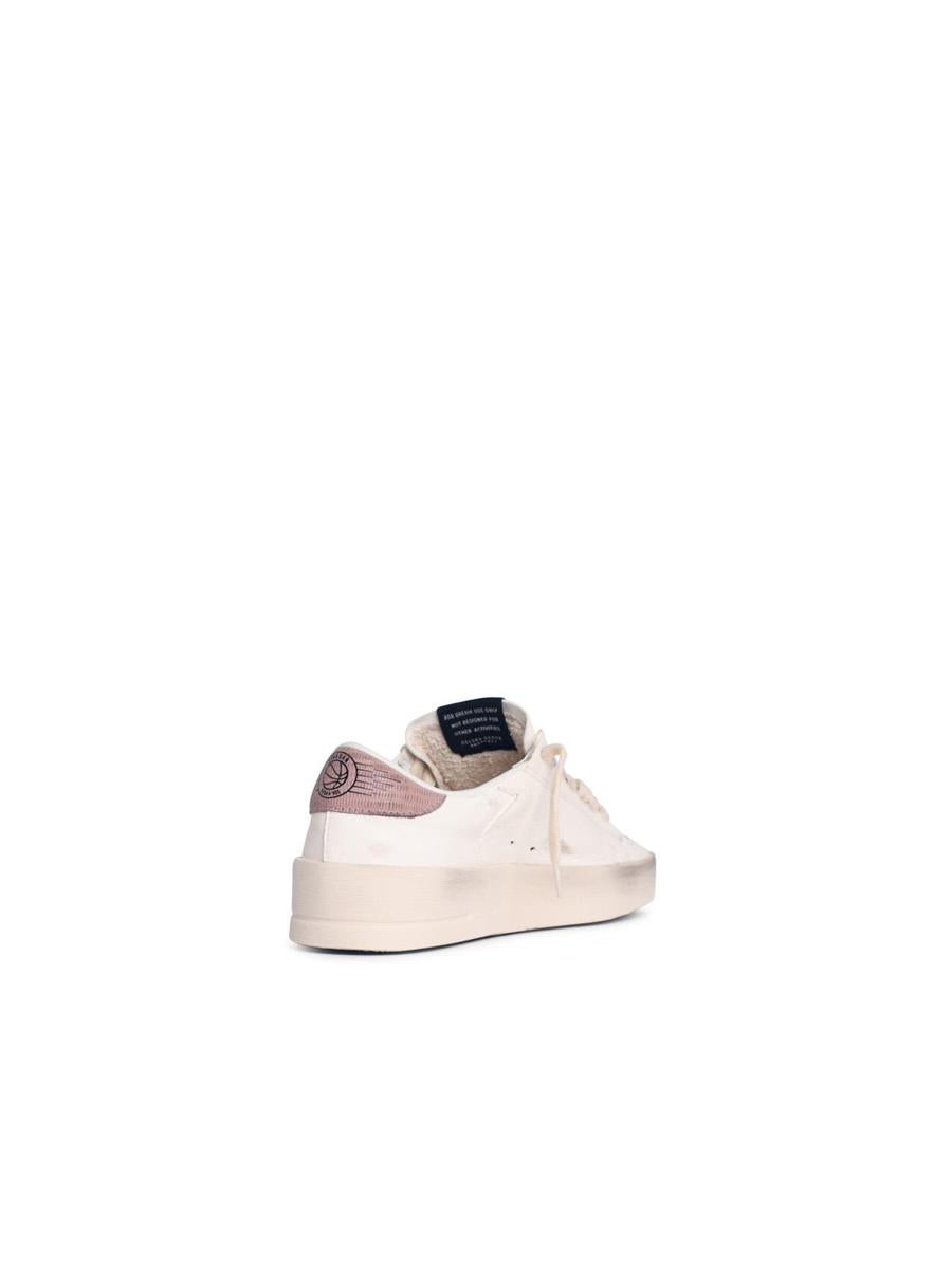 Golden Goose 'Stardan' Cream Leather Sneakers