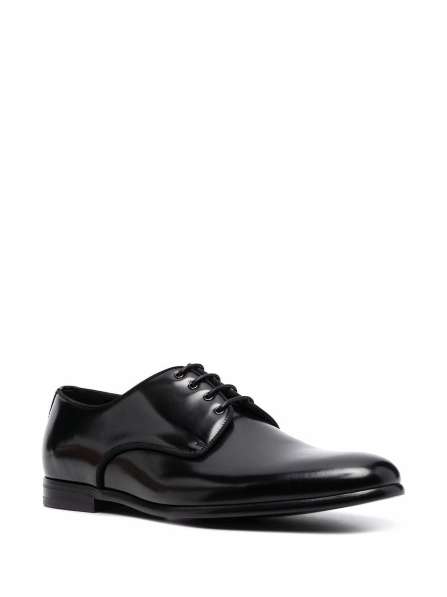 Dolce & Gabbana Brushed Calf Leather Derby Shoes