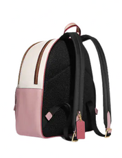 Coach Court Backpack With Stripe Heart Motif