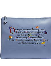 Coach Disney X Large Clutch 30 With Once Upon A Time Print