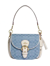 Coach Kleo Shoulder Bag 23 In Signature Chambray