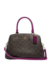 Coach Mini Lillie Carryall In Signature Canvas