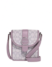 Coach North South Lonnie Crossbody In Signature Jacquard