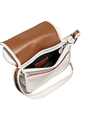 Coach Patricia Saddle in Glove Calf Leather With Mickey Ears