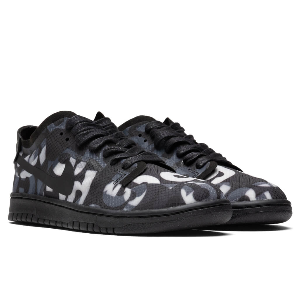 Comme Des Garcons x Women's Dunk - Black/Black