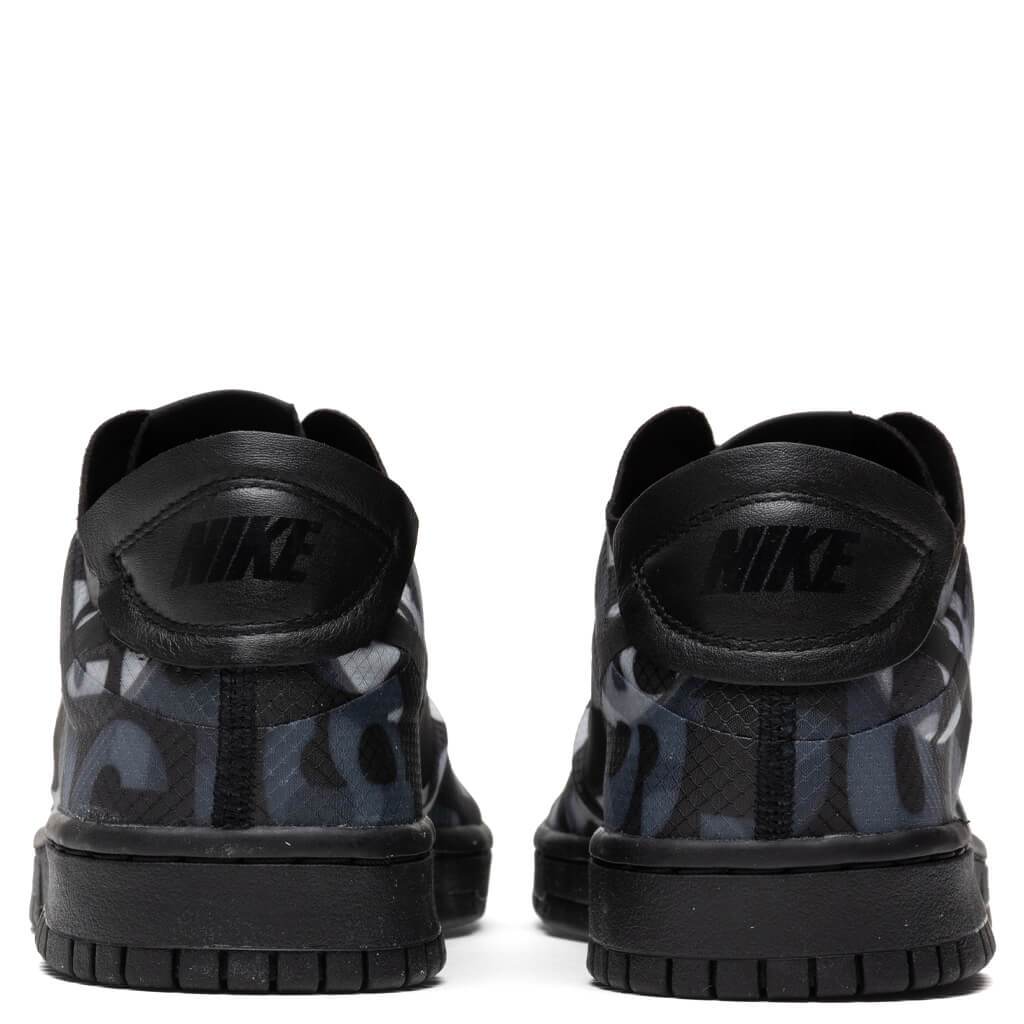 Comme Des Garcons x Women's Dunk - Black/Black