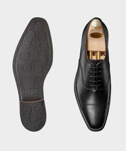 Crockett & Jones Hallam Cap-toe Shoe in Black