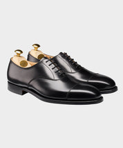 Crockett & Jones Hallam Cap-toe Shoe in Black