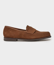 Crockett & Jones Harvard Loafer in Snuff Suede