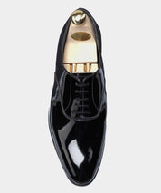 Crockett & Jones Overton Black Tie Shoe in Black Patent