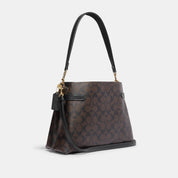 Coach Outlet Hanna Shoulder Bag In Signature Canvas