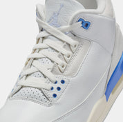 Air Jordan 3 Retro Lucky Shorts Mens Lifestyle Shoes (Summit White/Hydrogen Blue/Legend Blue)