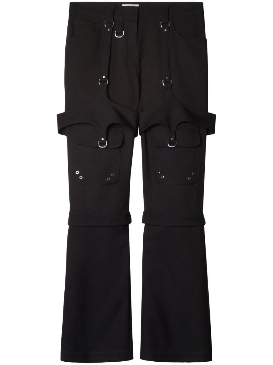 Off-White Wool Cargo Trousers