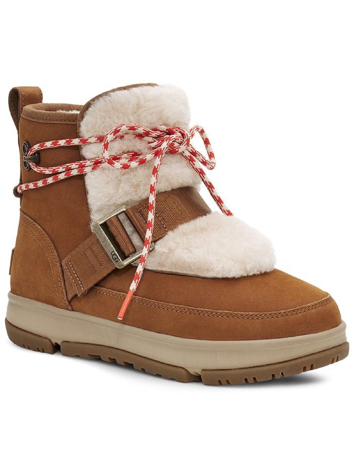 Classic Weather Hiker Womens Suede Ankle Winter & Snow Boots