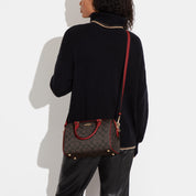 Coach Outlet Rowan Satchel In Signature Canvas