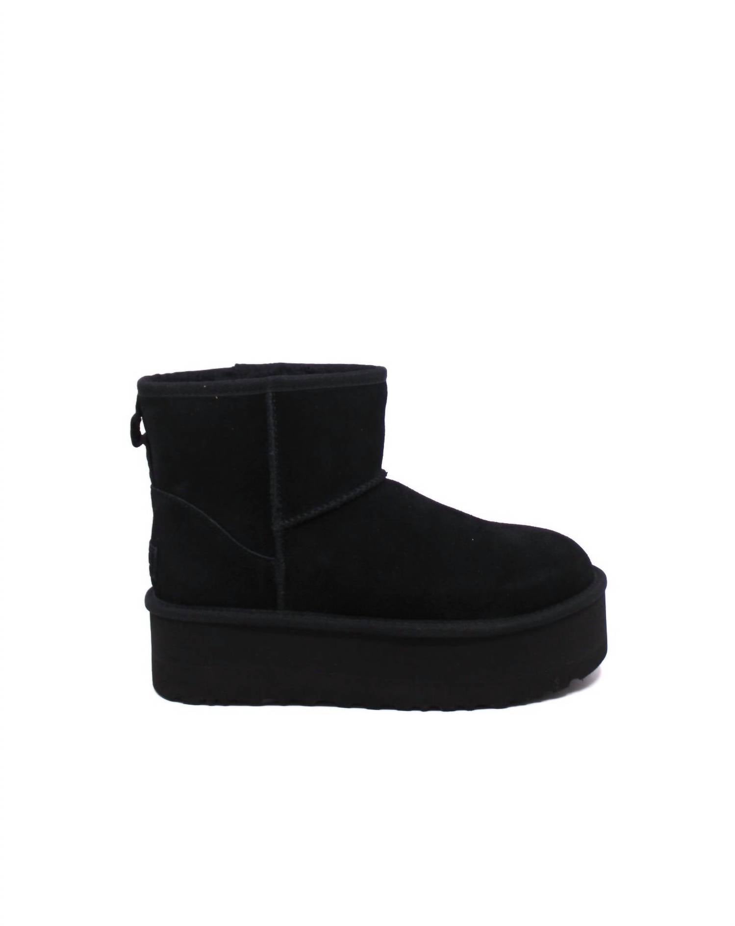 Classic Mini Platform Boot In Black