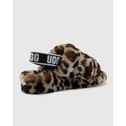 UGG Fluff Yeah Slide Leopard  1106252-AMP Women's