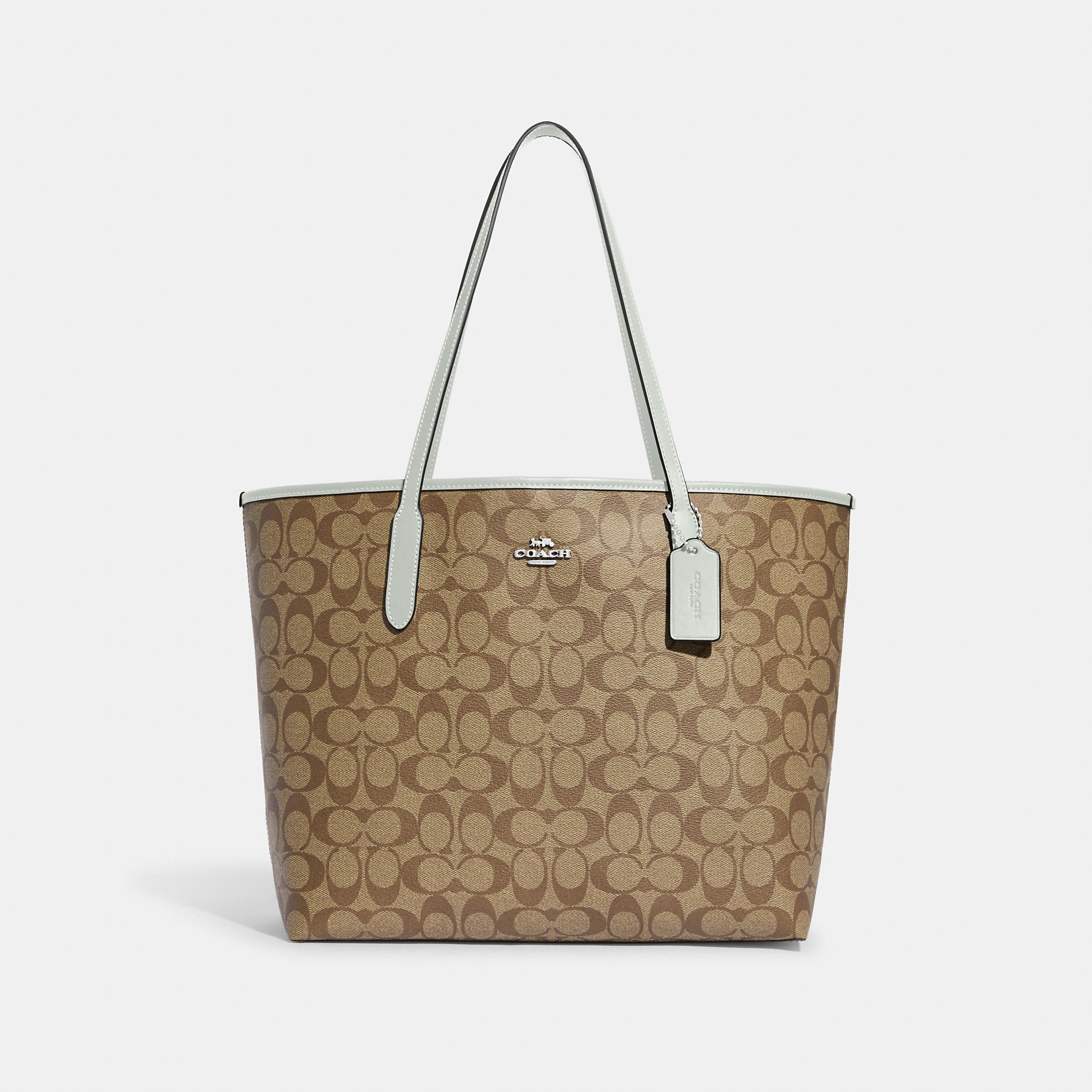 Coach Outlet City Tote In Signature Canvas