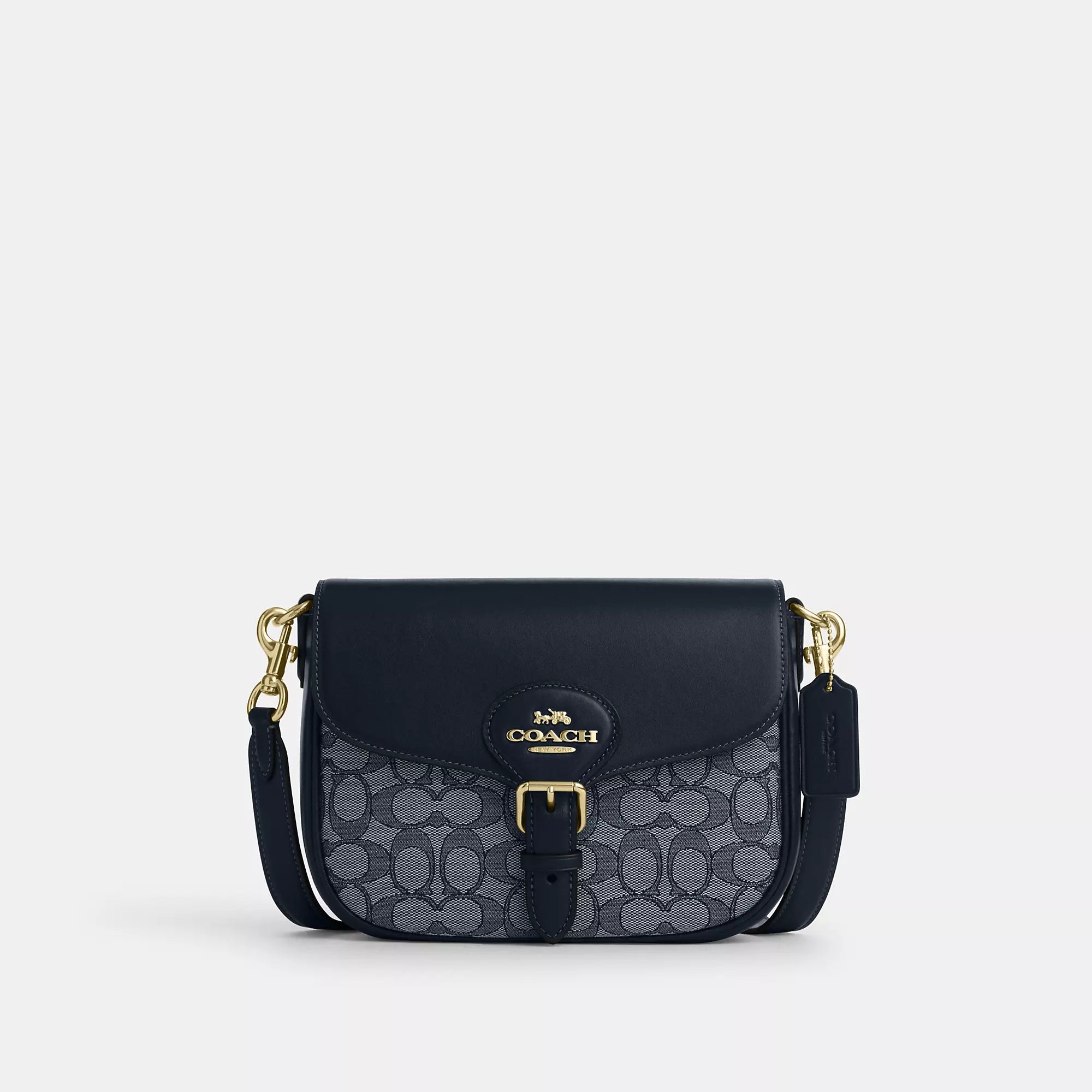 Coach Outlet Amelia Saddle Bag In Signature Jacquard