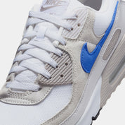 Air Max 90 Mens Lifestyle Shoes (White/College Grey/Summit White/Racer Blue)