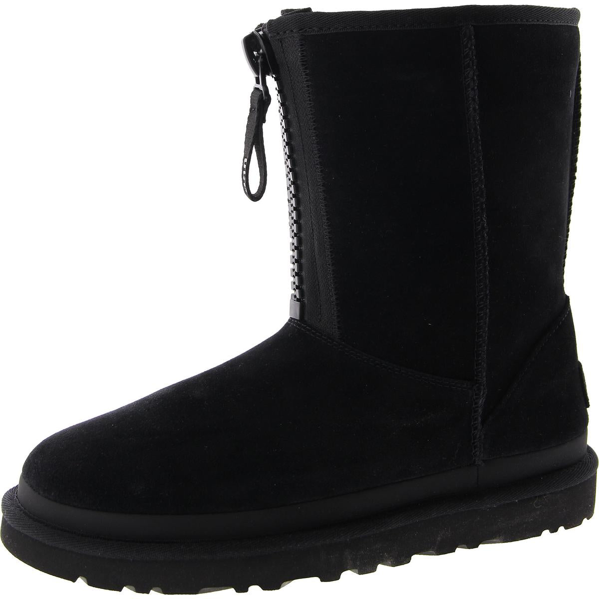 Womens Suede Mid-Calf Winter & Snow Boots