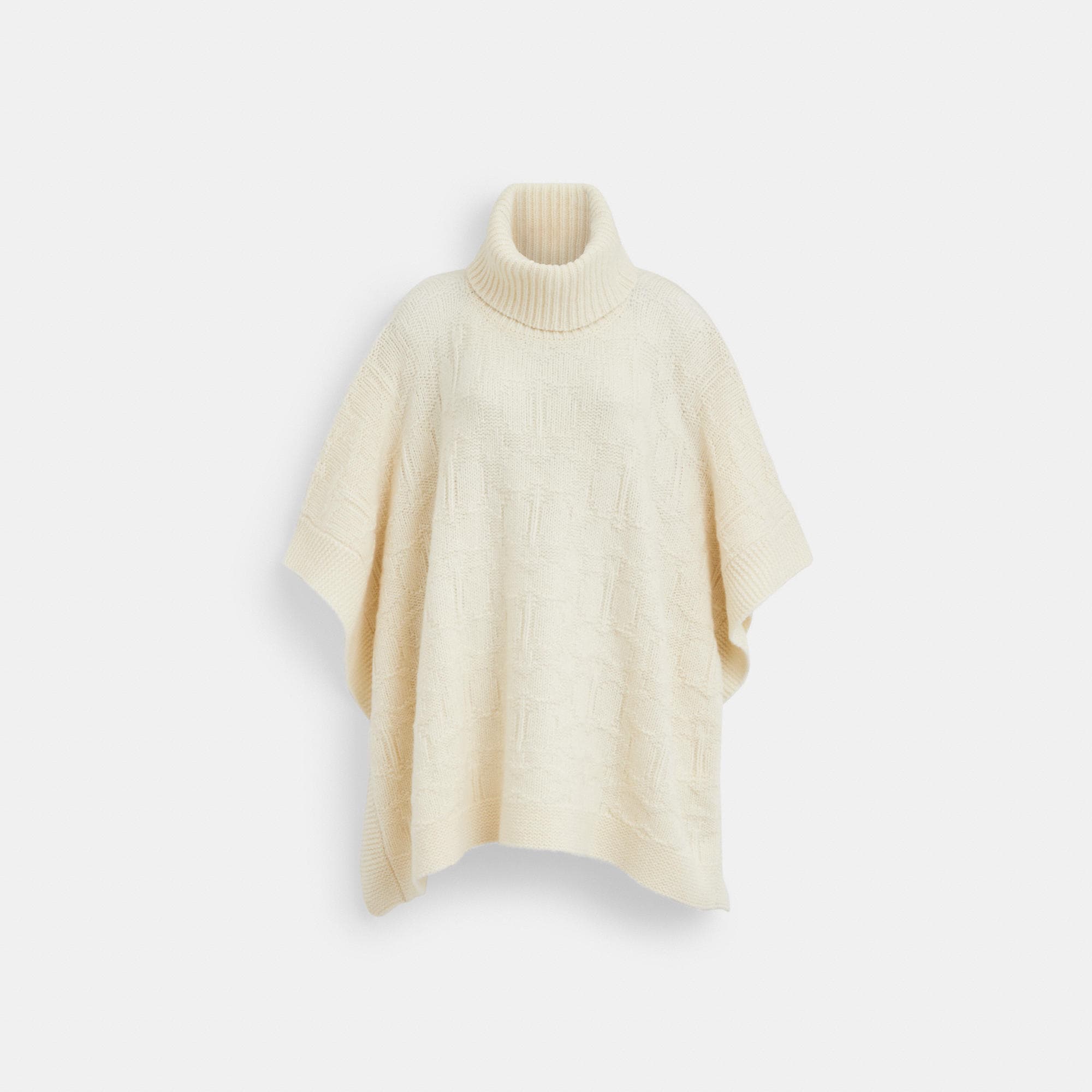 Coach Outlet Signature Knit Poncho