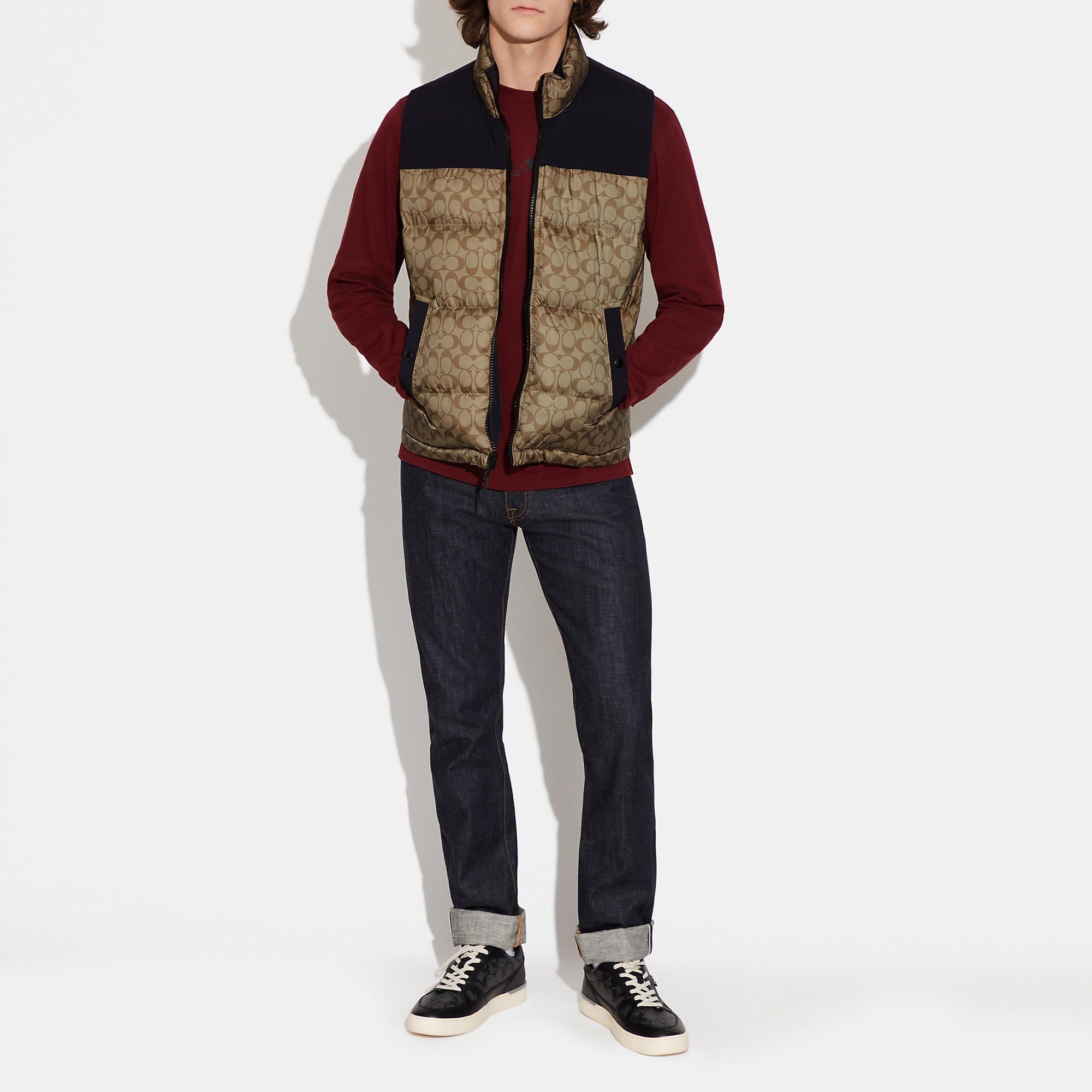 COACH Signature Down Vest