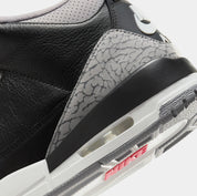 Air Jordan 3 Retro Black Cement Mens Lifestyle Shoes (Black/Fire Red/Cement Grey/Summit White) Free Shipping