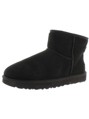 Classic Mini II Womens Suede Cold Weather Shearling Boots