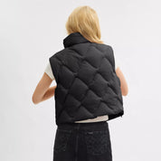 Coach Outlet Quilted Vest In Recycled Polyamide