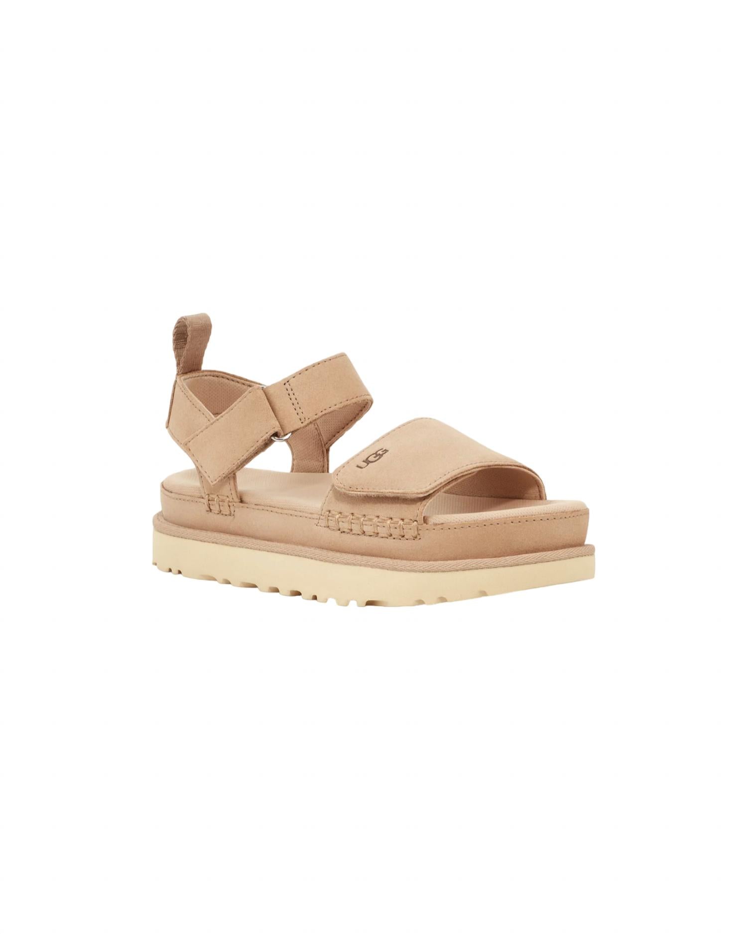 Women's Goldenstar Platform Sandals In Driftwood