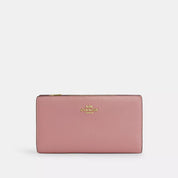 Coach Outlet Slim Zip Wallet In Colorblock Signature Canvas