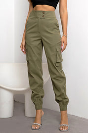 High Waist Cargo Pants