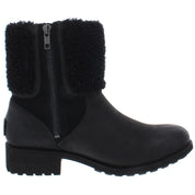 Elings Womens Leather Ankle Winter Boots