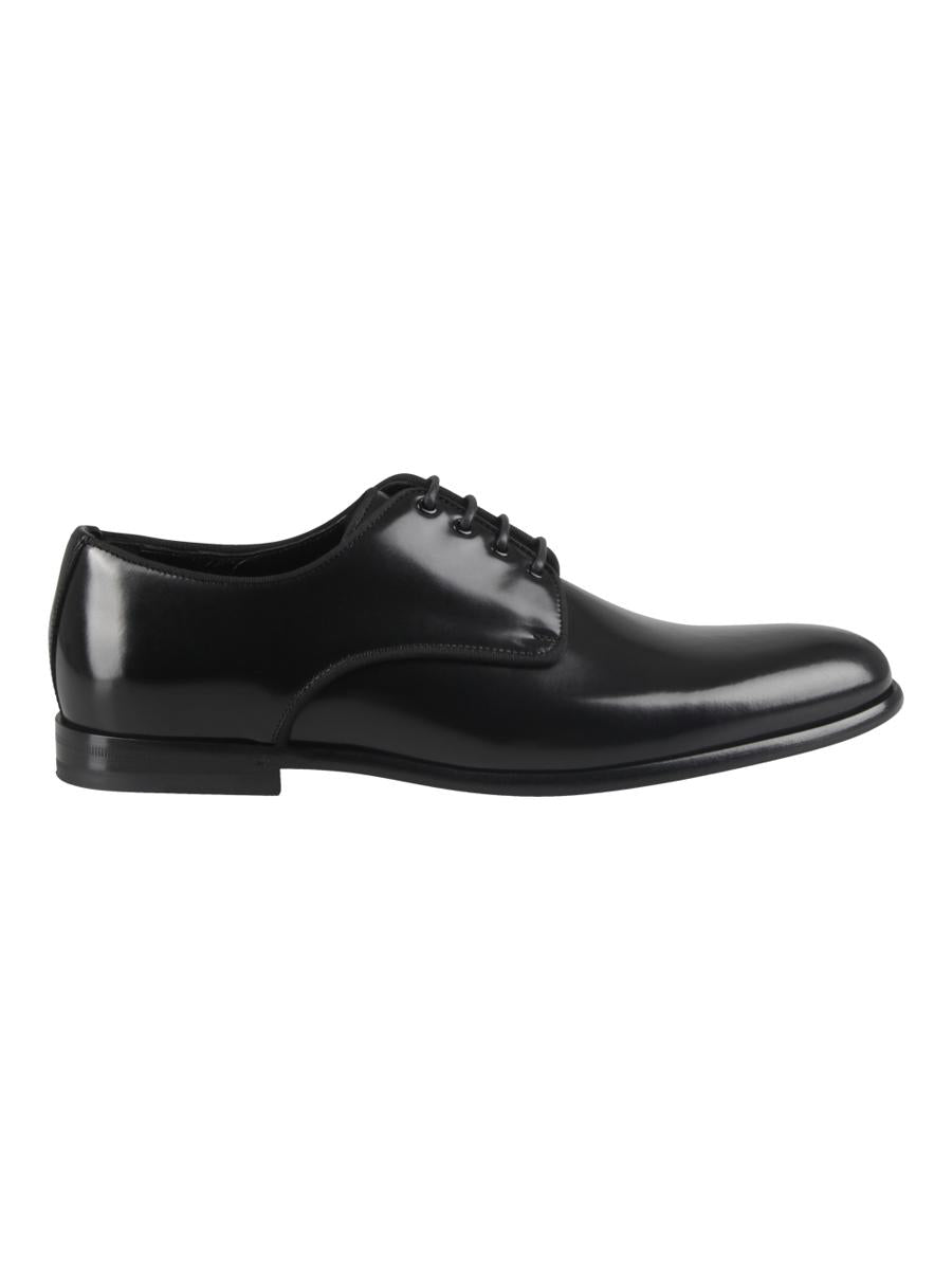 Dolce & Gabbana Brushed Calf Leather Derby Shoes