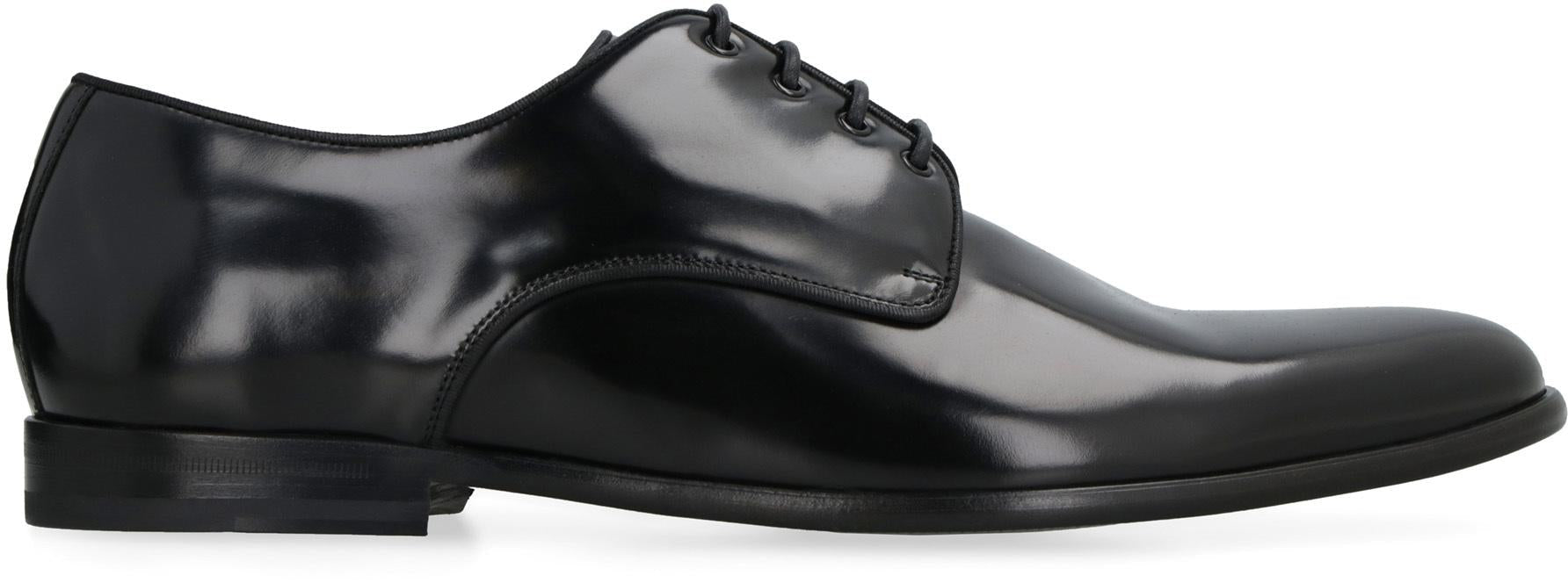 Dolce & Gabbana Leather Lace-Up Derby Shoes