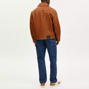 Coach Outlet Leather Trucker Jacket