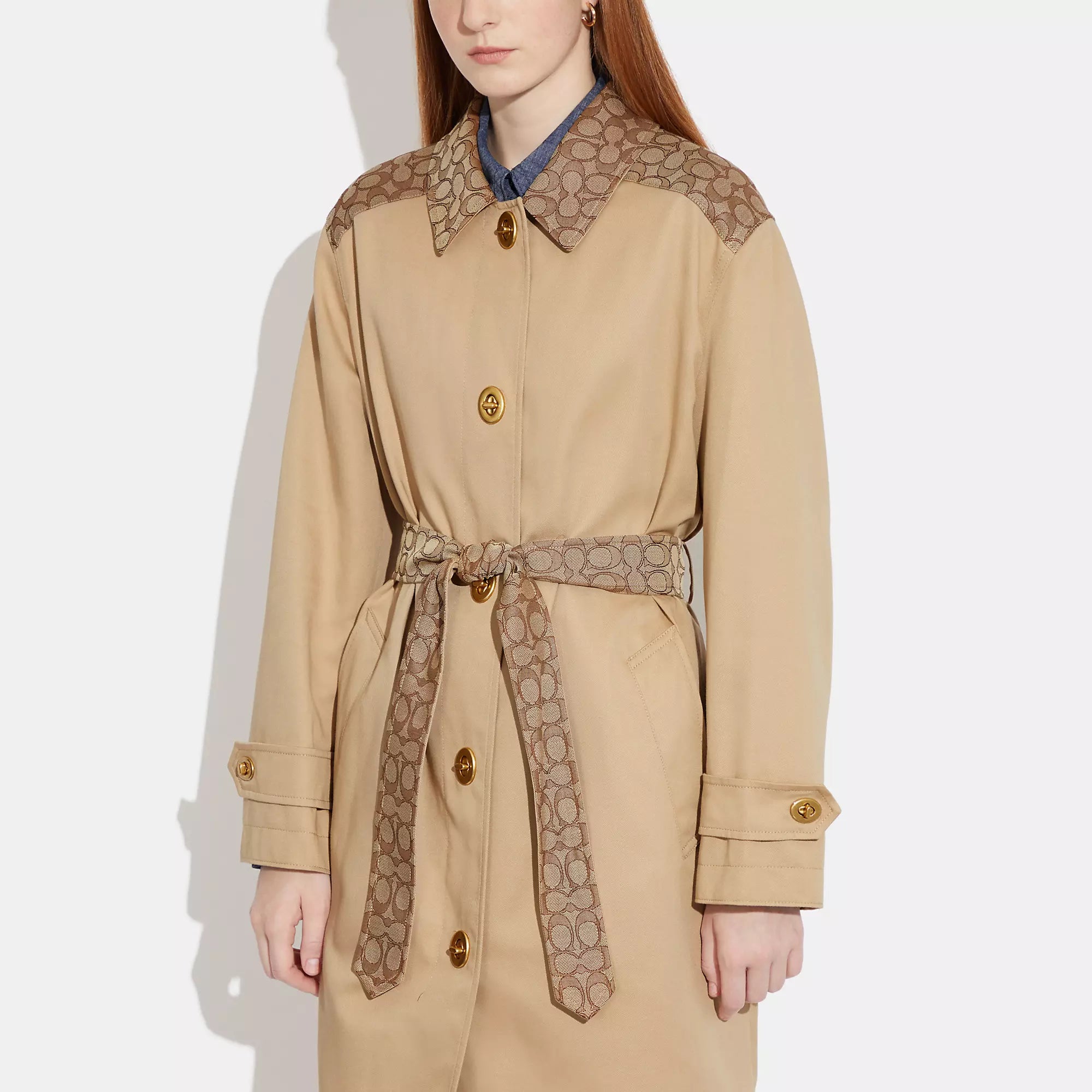 Coach Outlet Signature Turnlock Trench