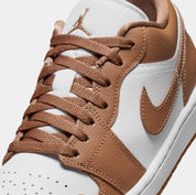 Air Jordan 1 Low Archaeo Brown Womens Lifestyle Shoes (Archaeo Brown/White)