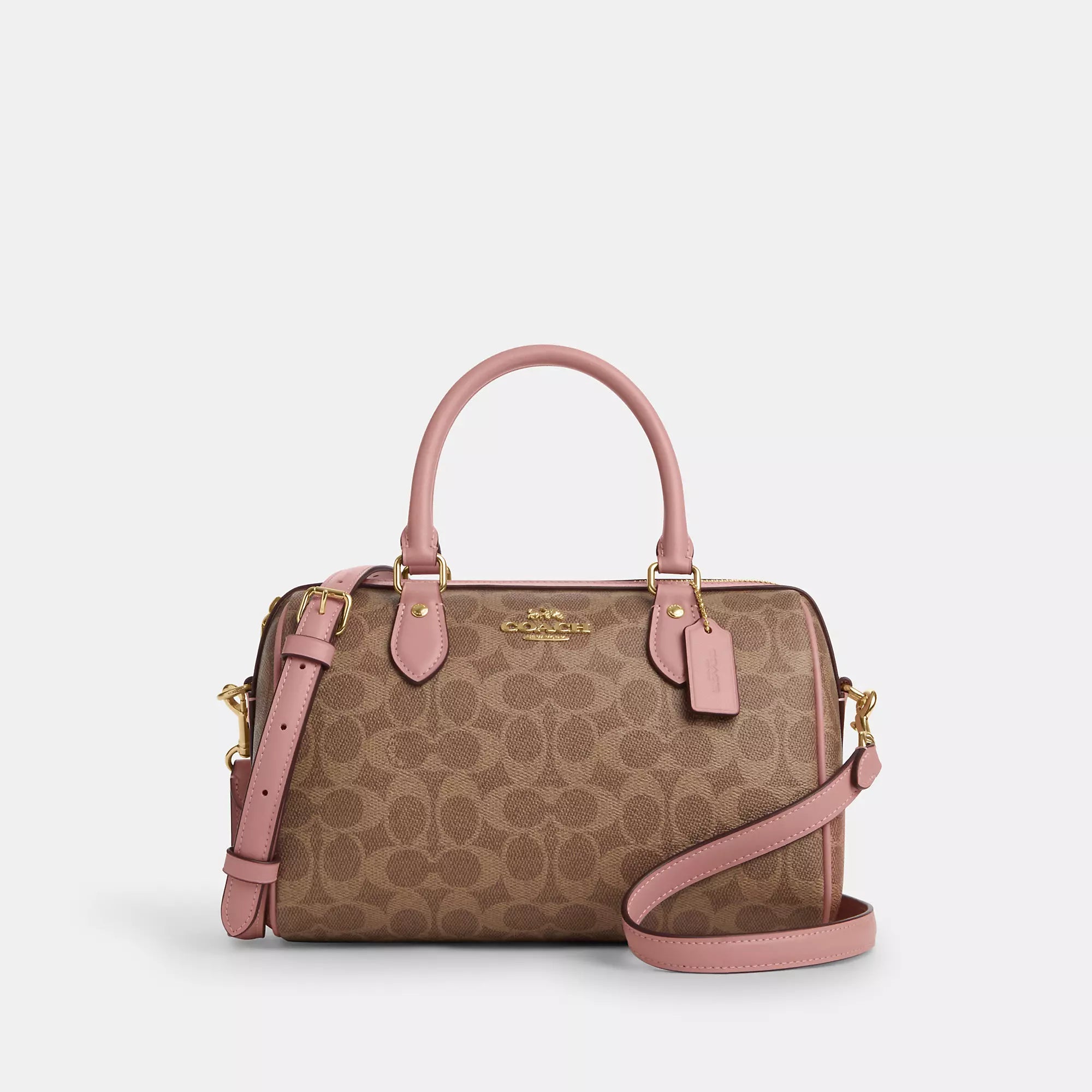 Coach Outlet Rowan Satchel Bag In Signature Canvas