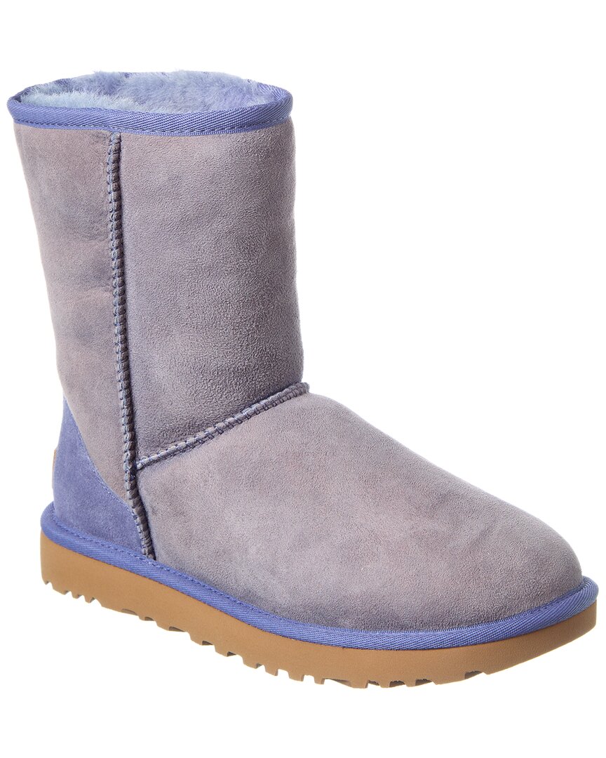 UGG Classic Short II Suede & Shearling Boot