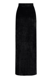 Balenciaga Velvet Long Skirt