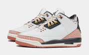 Air Jordan 3 Retro Ivory Grade School Lifestyle Shoes (White/Anthracite/Red/Sail)