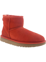 Classic Mini II Womens Suede Cold Weather Shearling Boots